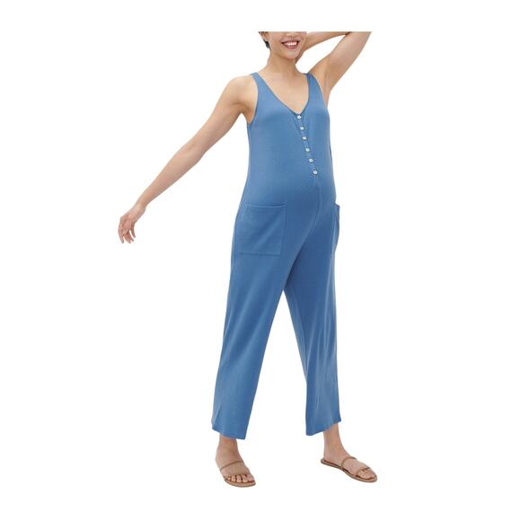 Hatch Pants - Hatch Soft Blue 24 7 Feeding Jumpsuit Size 2